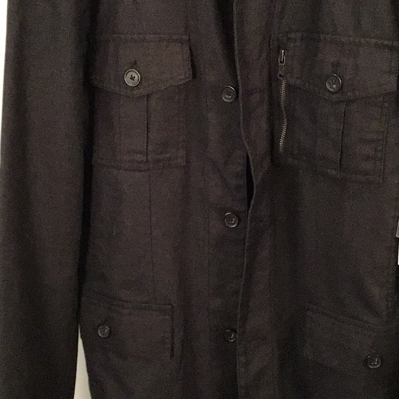 NWT Calvin Klein jeans men lightweight sports jacket- size large. Charcoal grey. - Picture 5 of 8